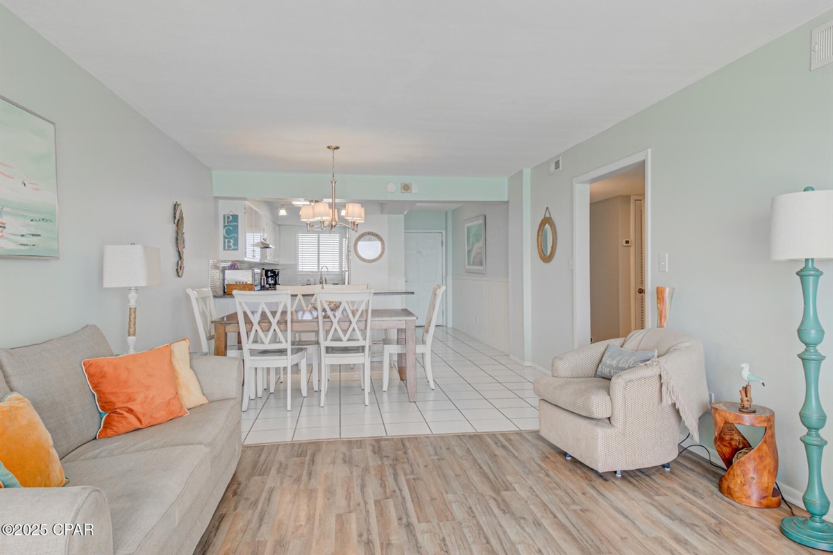 View of the living area in the codo.