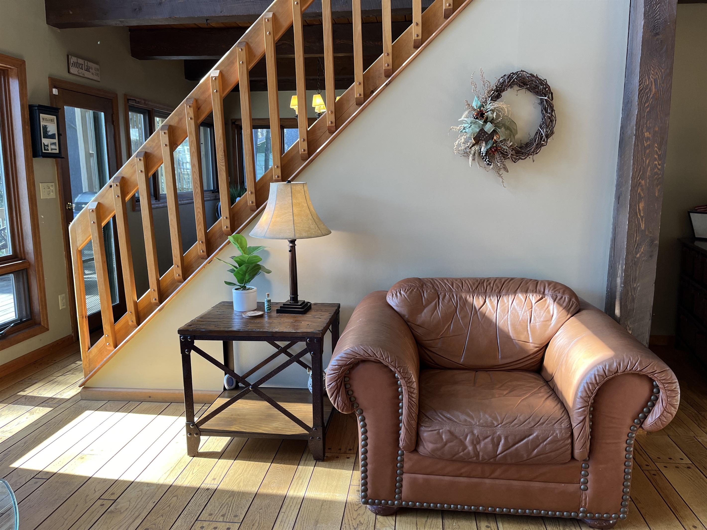 Camp Havon light filled living room and comfy lounge furniture.