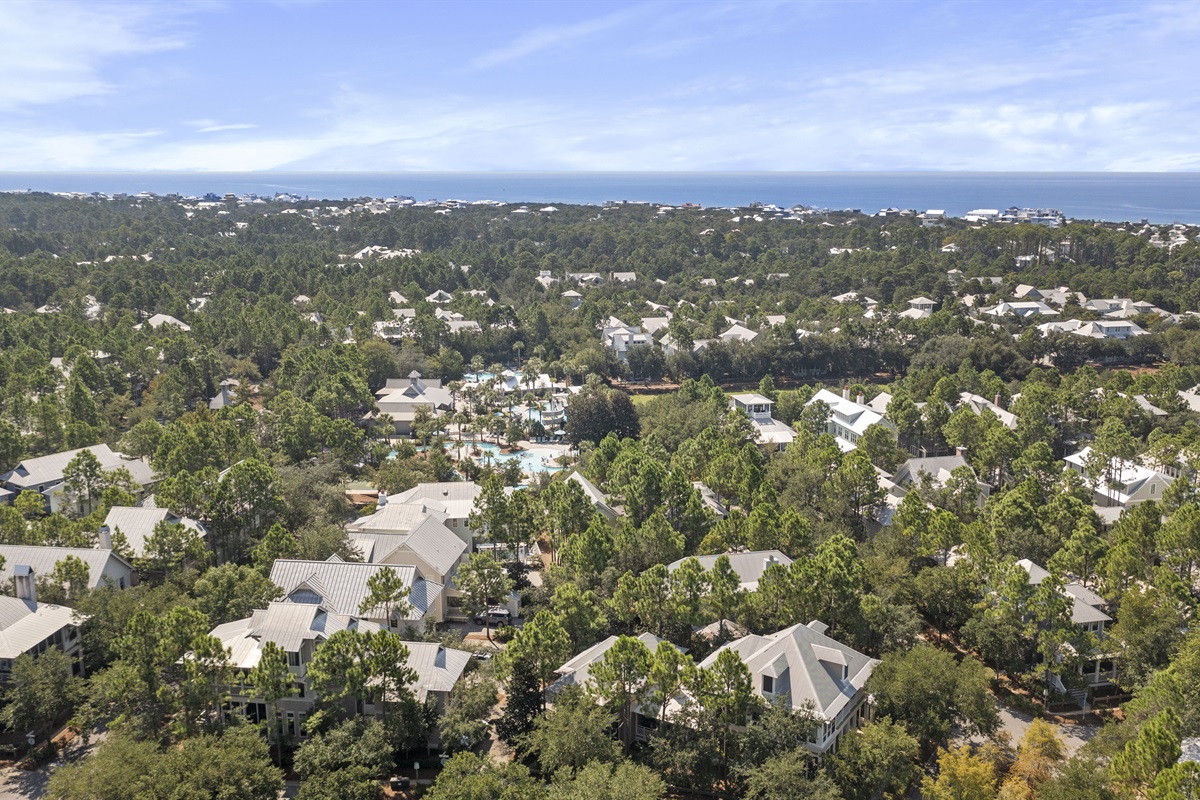 Aerial View of Neighborhood