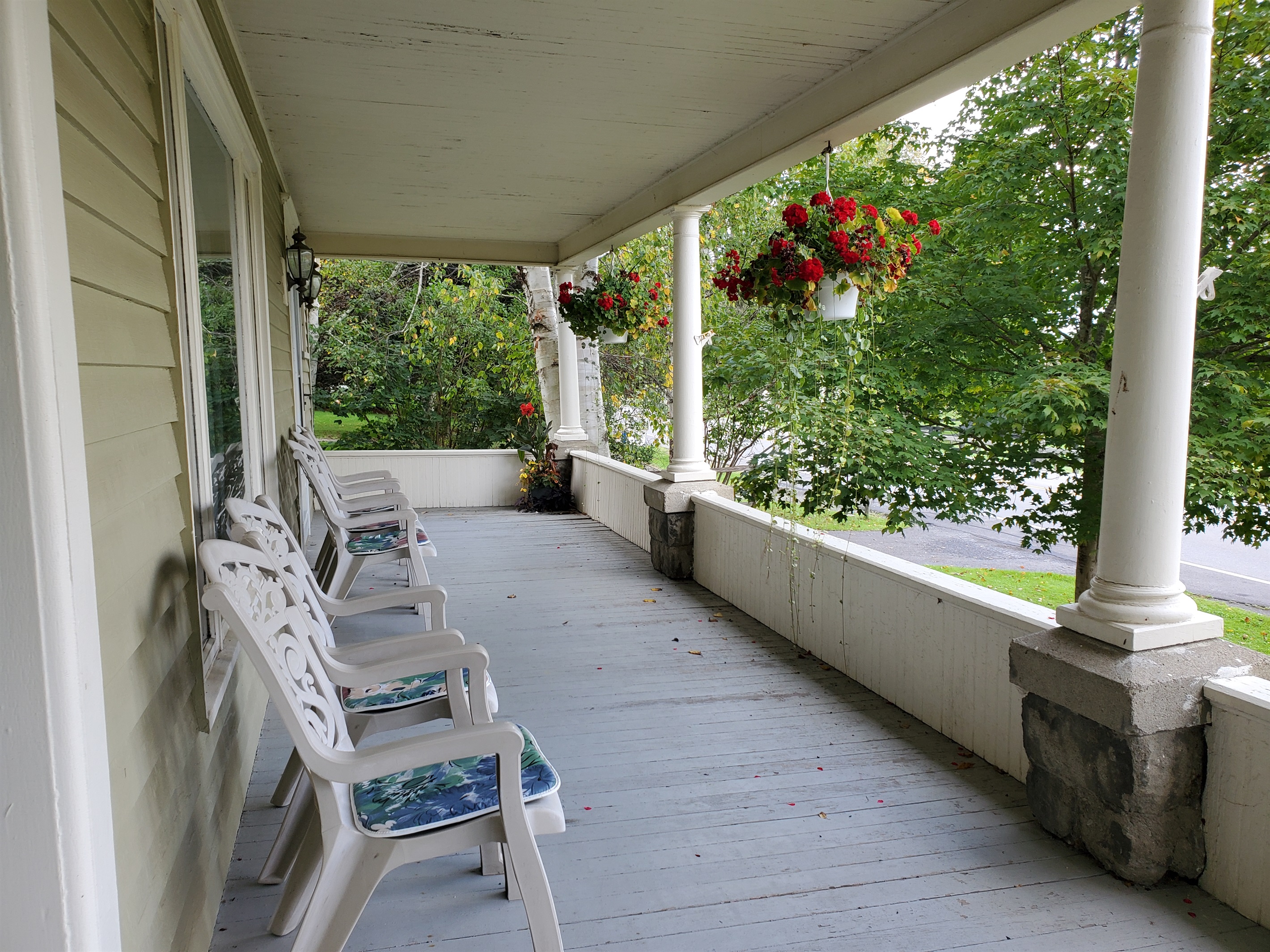 Terrace Lawn seating w/ view of the park