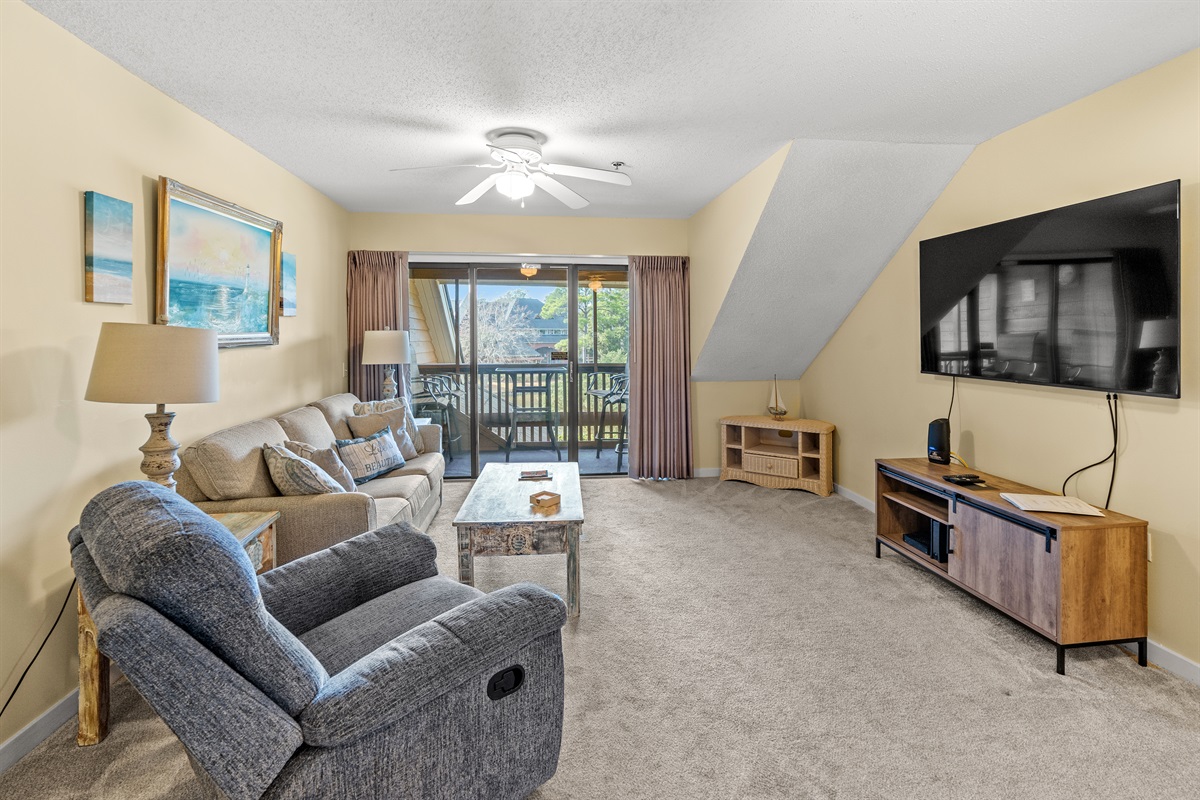 Living Room with sleeper sofa