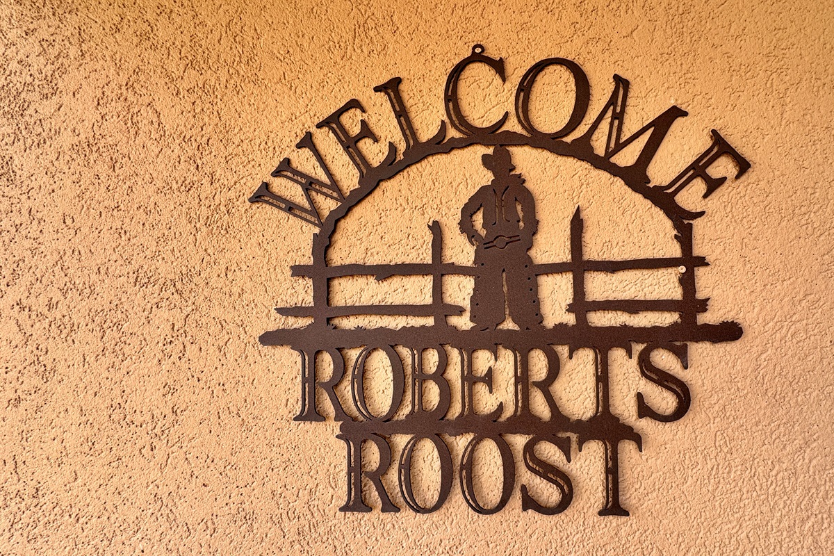 Welcome to Robert's Roost!