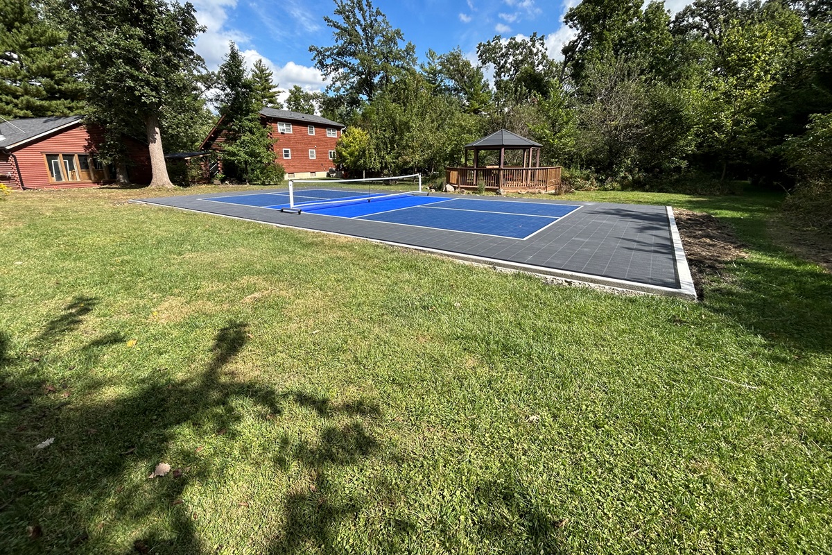 Play pickleball on a regulation size court with Sport Court surface. This court is shared with others guests in the Guest Quarters. You might just make some pickleball friends during your stay!