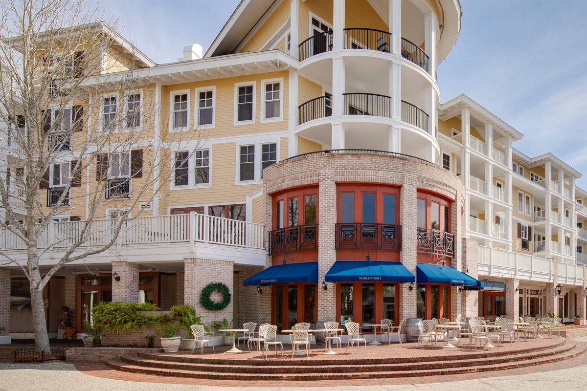 Marlin Grill provides upscale dining right in the heart of The Village