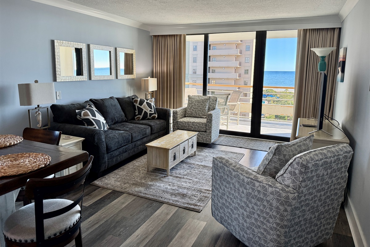 Oceanfront Living Room