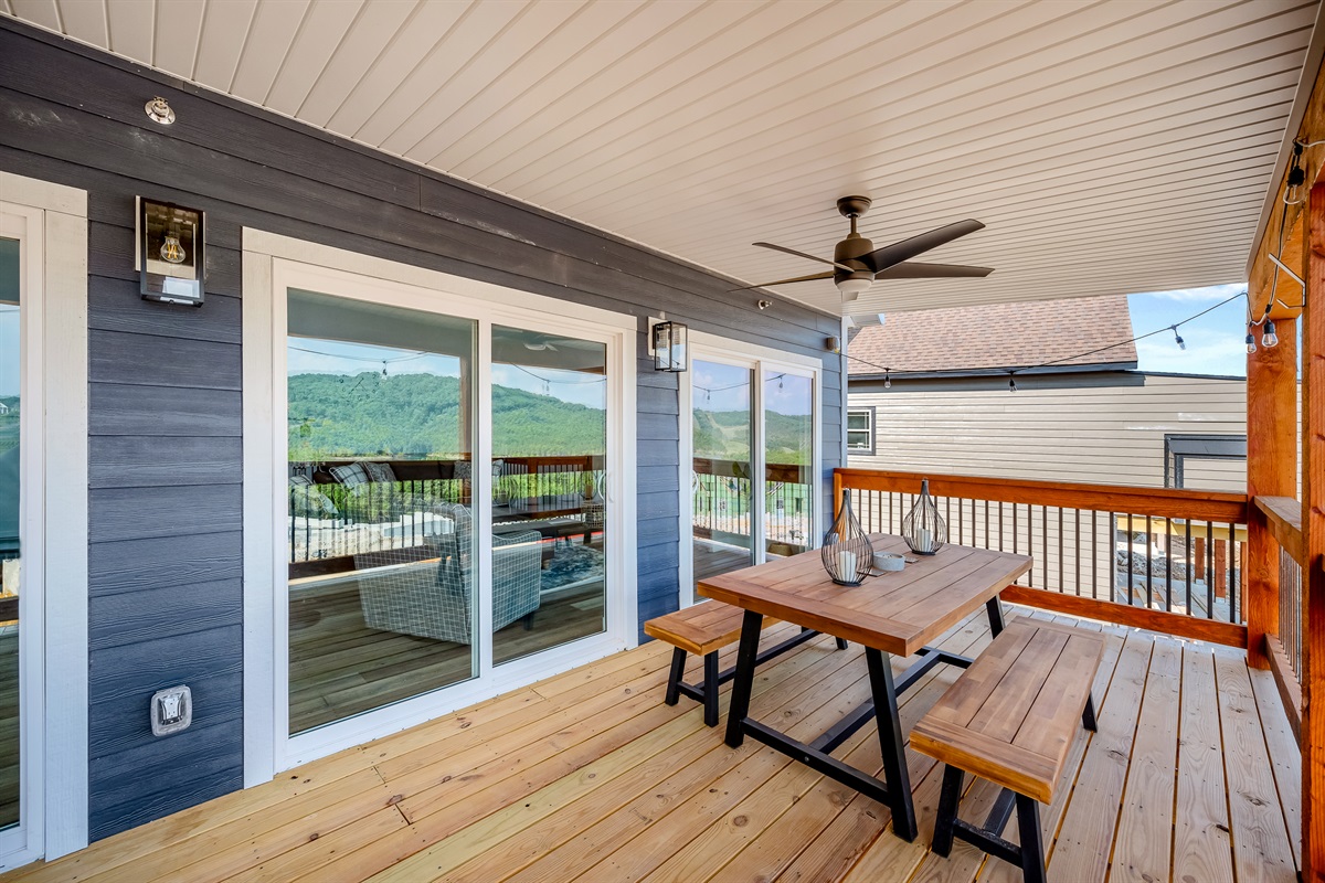 Enjoy dinner outside