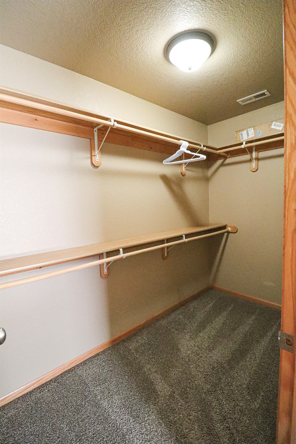 Master walk in closet