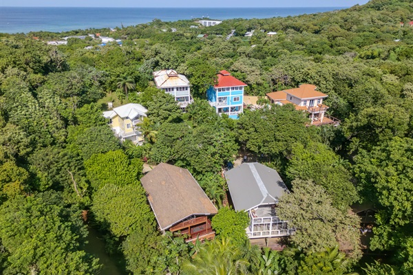 Arial View House and West Bay