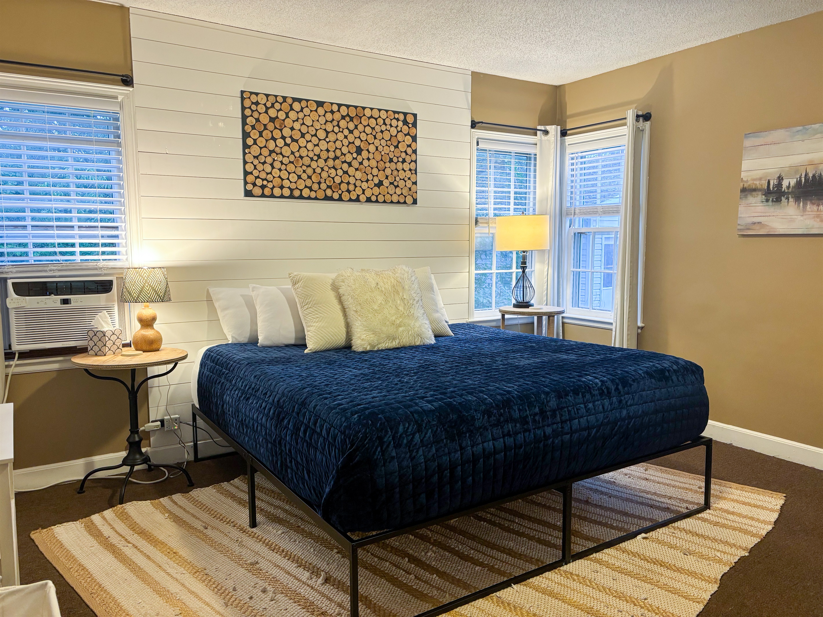 Tranquil and welcoming—enjoy ultimate comfort in our carefully curated bedroom.