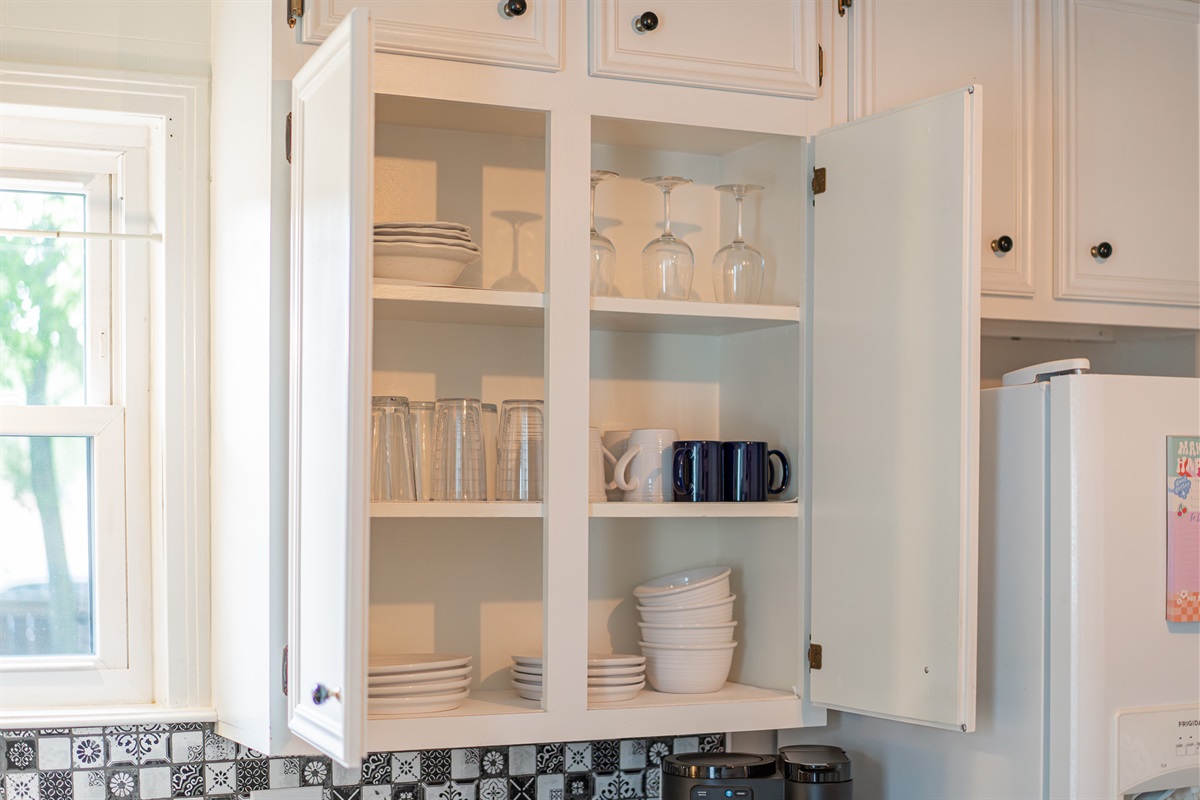 fully stocked with all the dishes you need