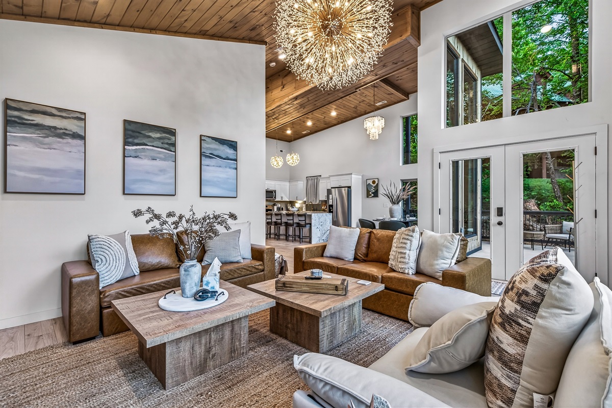 Modern living room area 