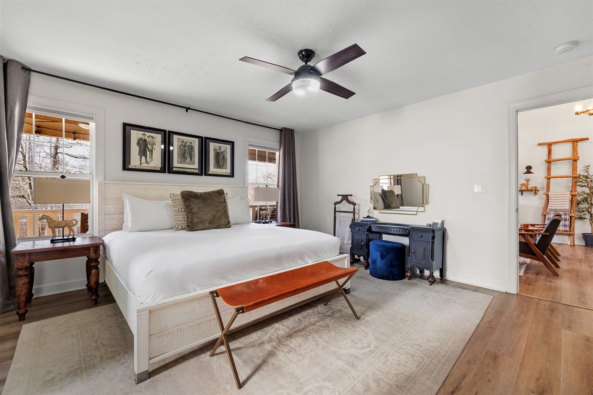 Hargrove bedroom (primary) located off main living room.