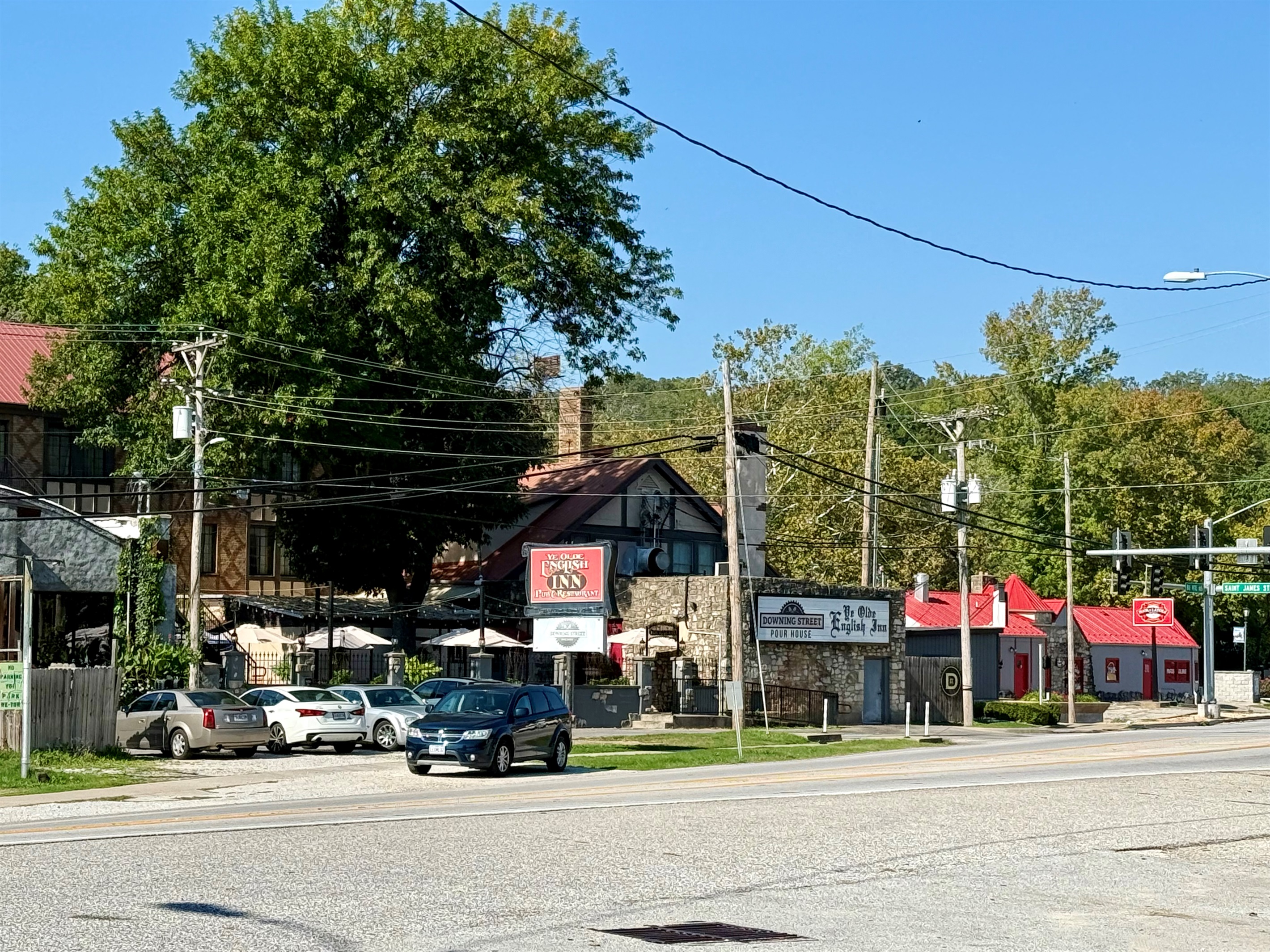 Right across the street from Historic Downing Street