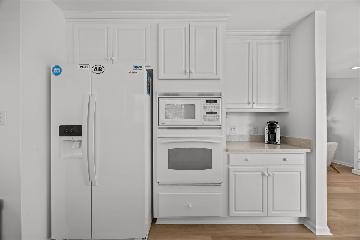 Fully equipped kitchen with modern appliances and a coffee station to start your mornings right