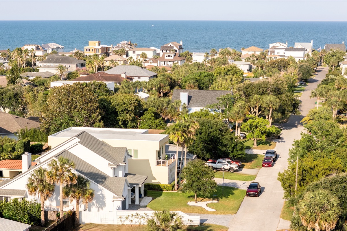 Just 3 short blocks to the sand