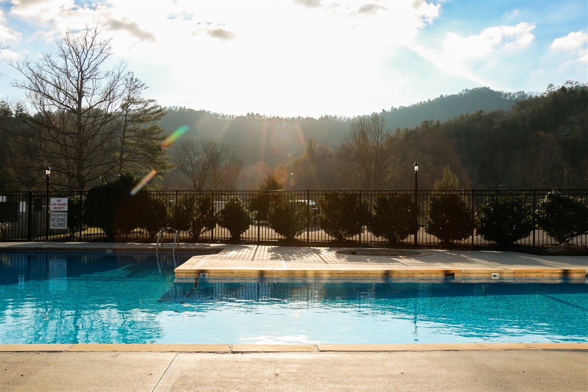 Mountain views and a pool, who could ask for more?