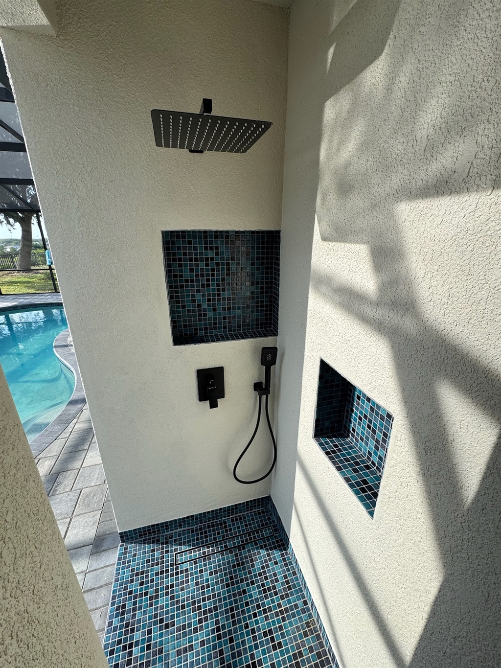 outdoor shower