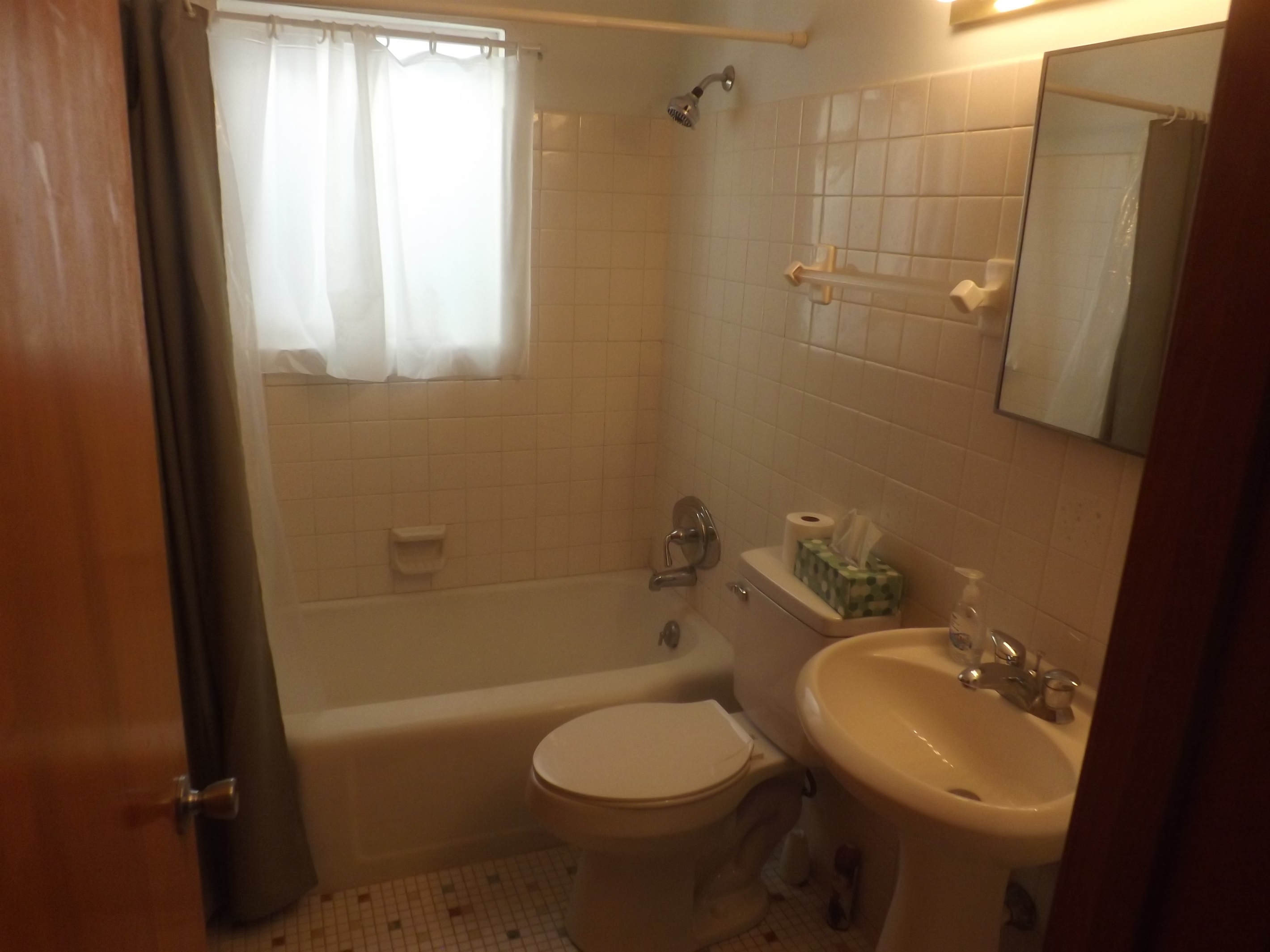 Full bathroom with tub/shower