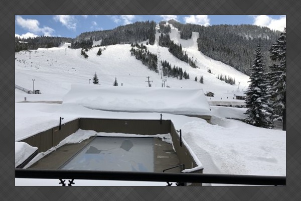View from outside balcony.
