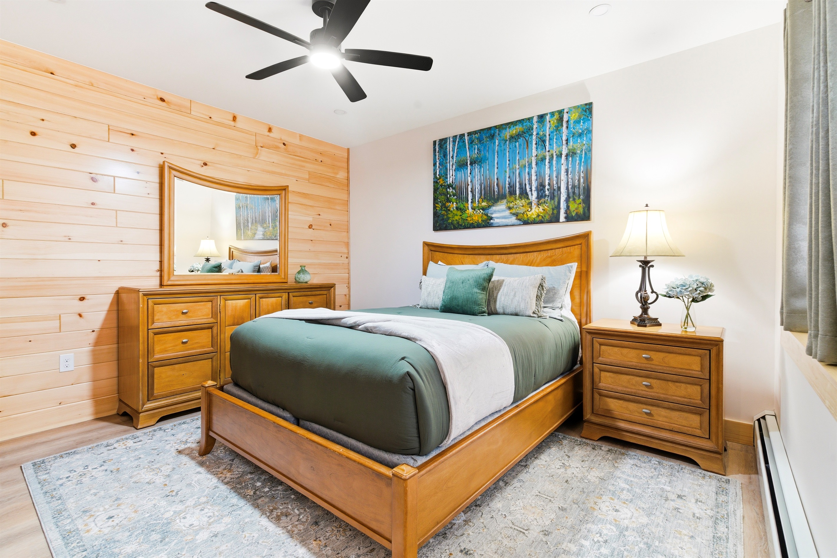 Mountain dreams await, sink into premium linens and soak in the natural light of your mountain home-away-from-home.