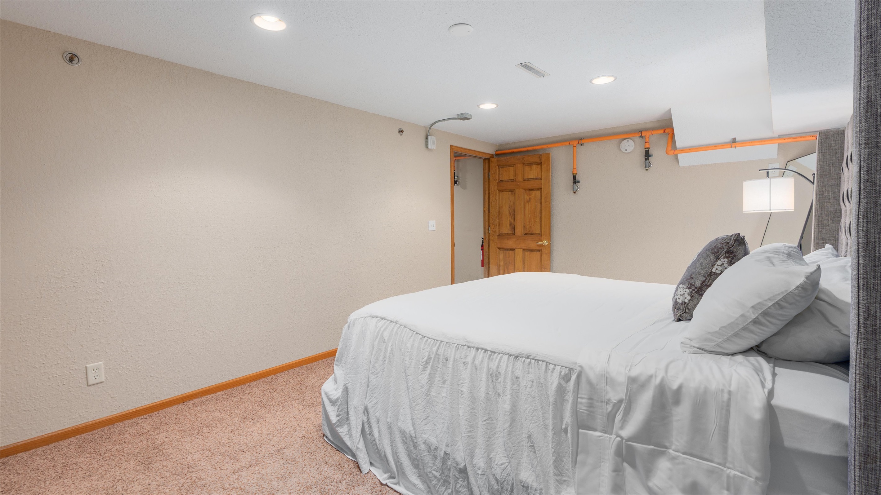 Enjoy the rare lack of daylight in these interior bedrooms to enjoy a great night's sleep!