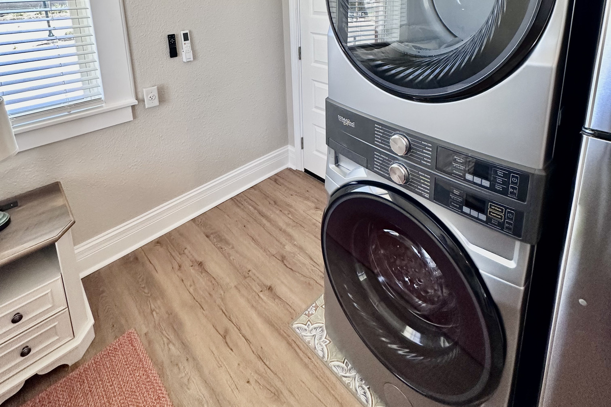 All the comforts of home, including your own in-suite laundry and brand new air-conditioning which keeps the apartment ice cold in the summer and warm in the winter.