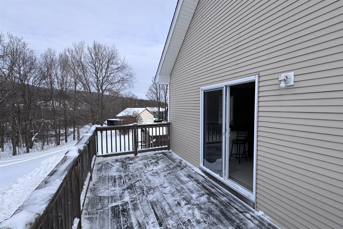 2nd-floor balcony, private to the Primary Bedroom