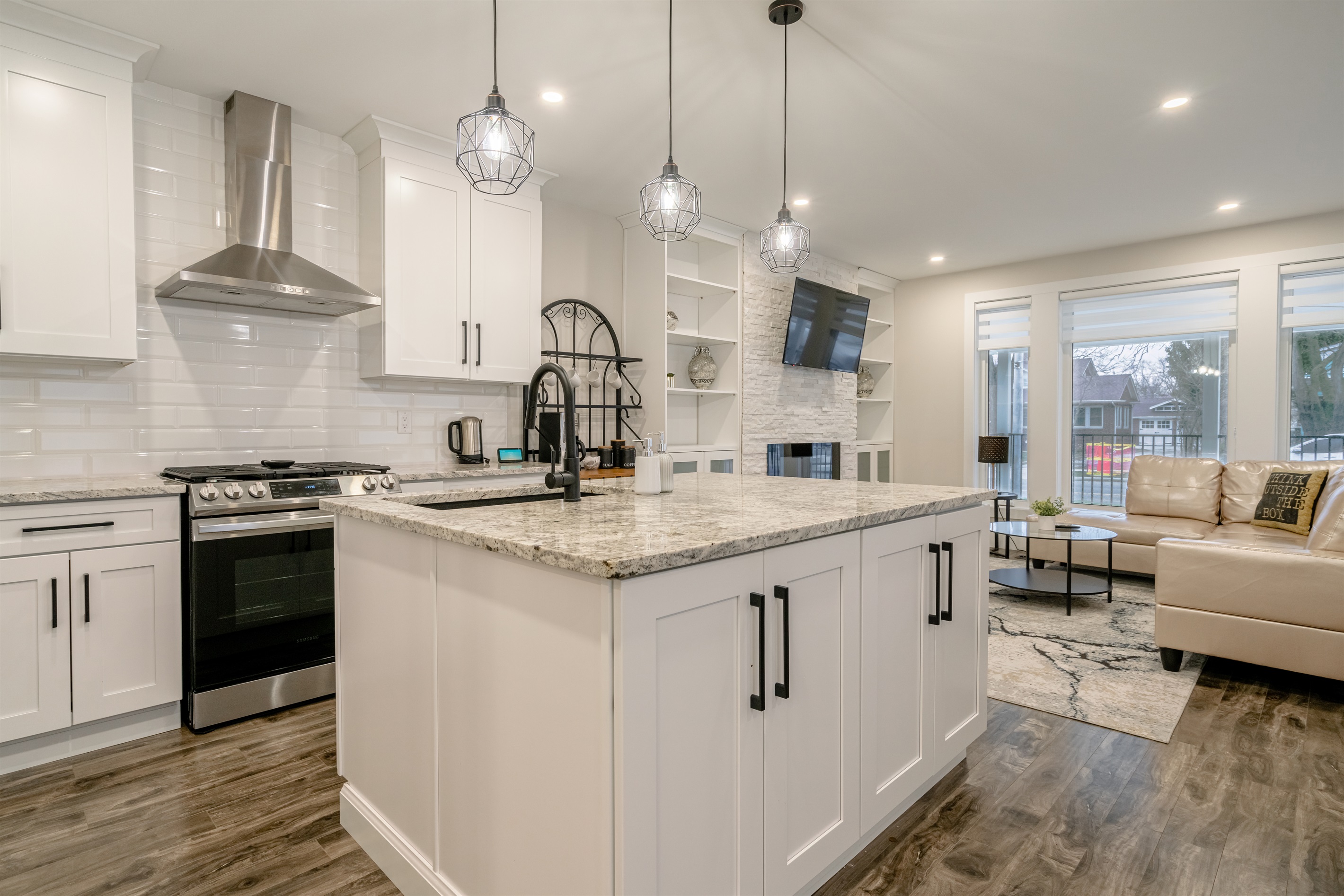 Kitchen island and appliances