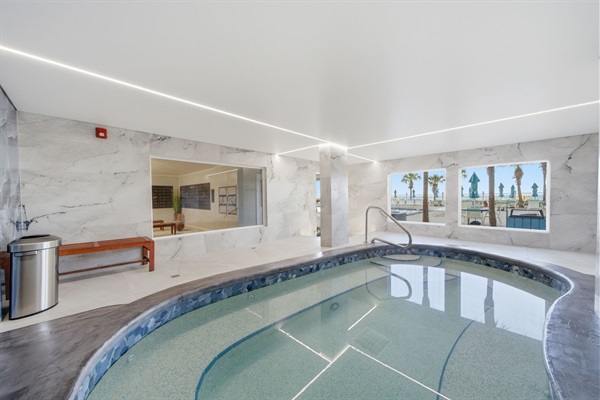 New indoor hot tub 