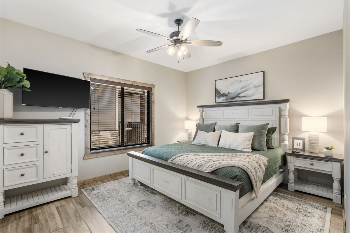 Main Level King Bed #2 w/ ensuite bath