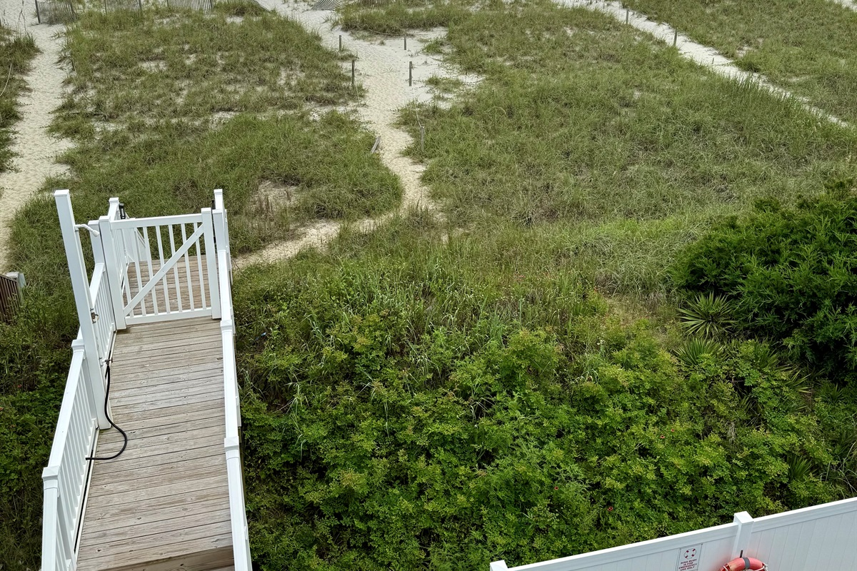 Private Boardwalk To Beach