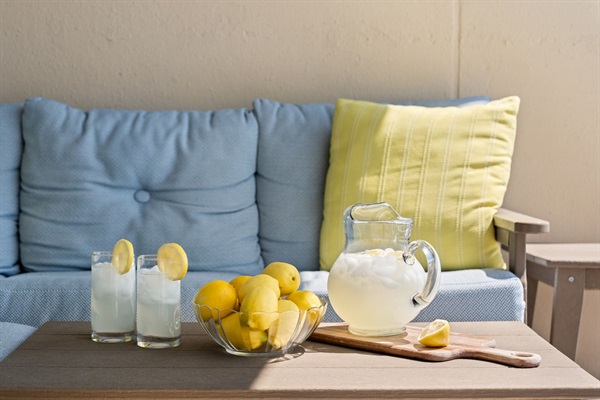 The terrace is the perfect place to relax & unwind.