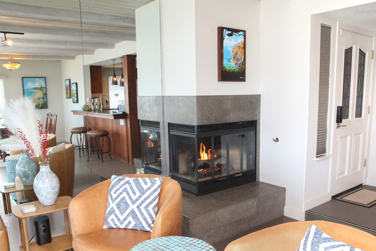 Fireplace for those cool winter nights