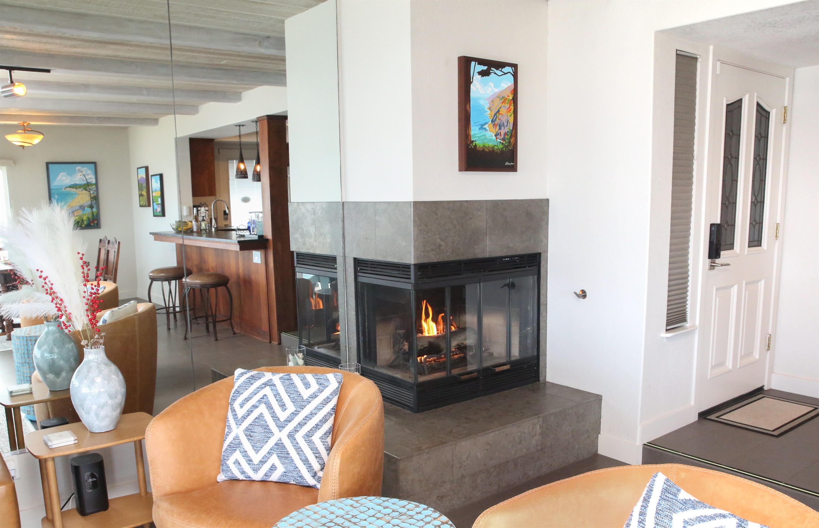 Fireplace for those cool winter nights