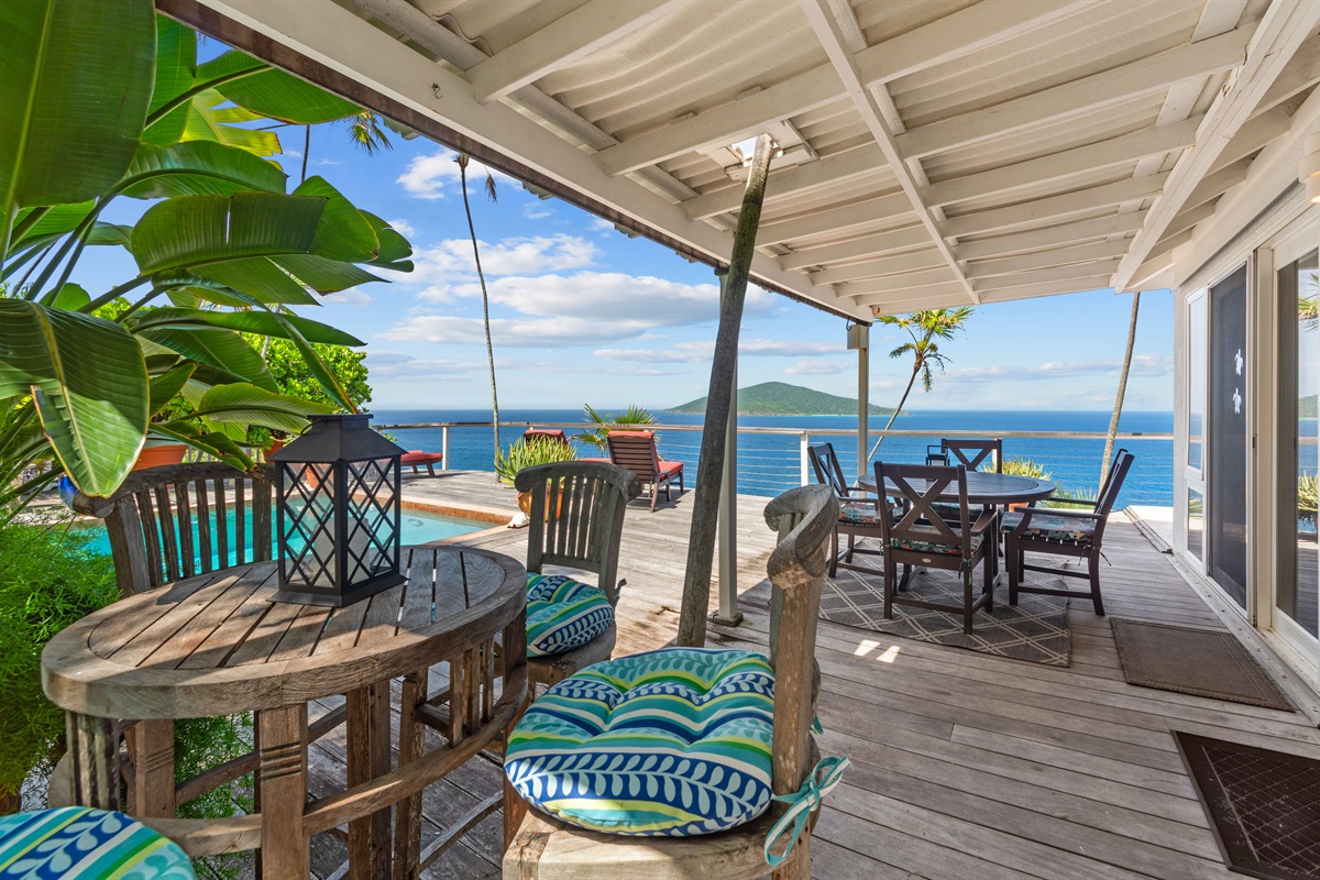 Outdoor dining spaces are where you'll want to have dinner every night.