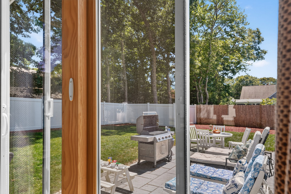 Step outside to the patio and enjoy easy indoor-outdoor living.