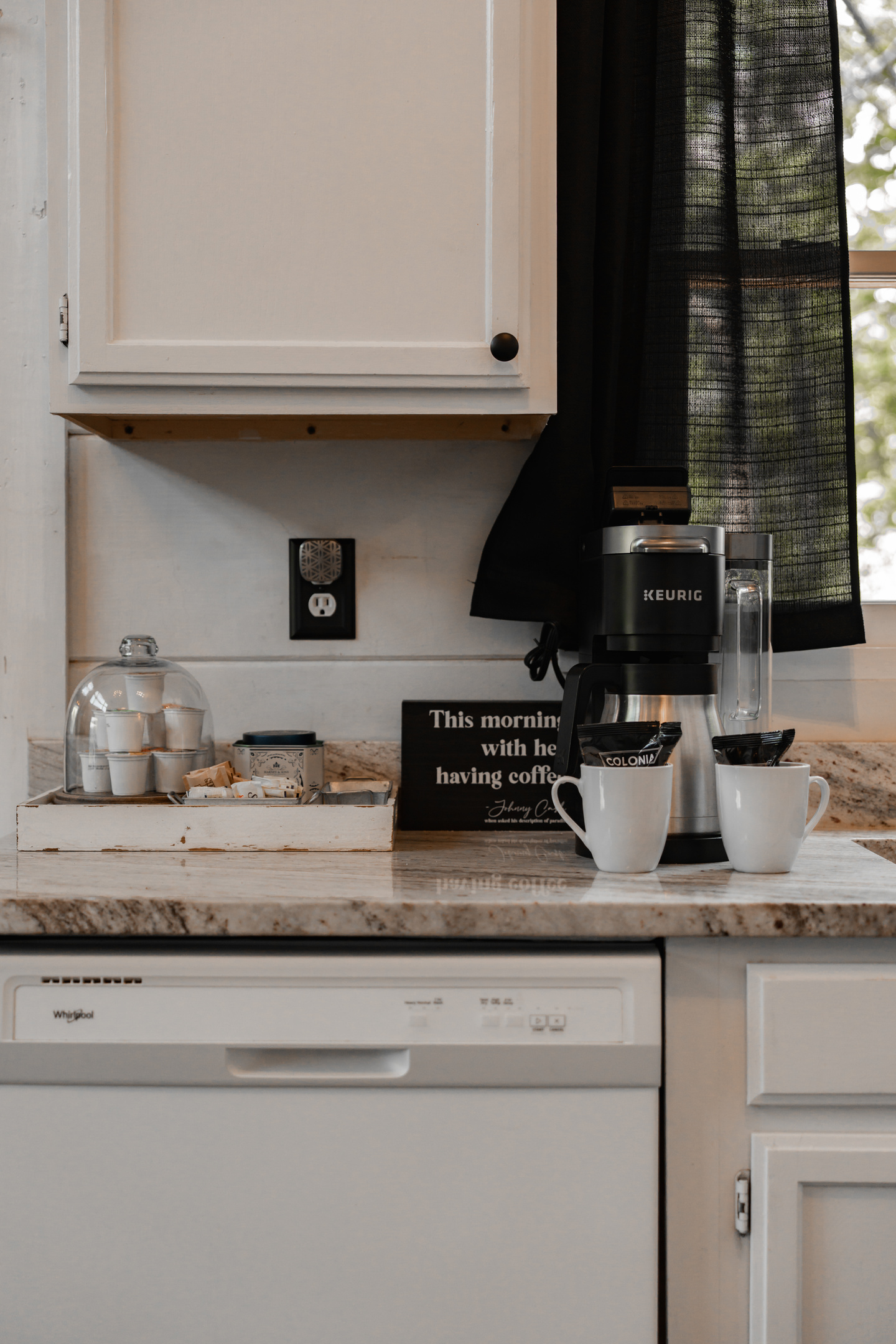 Coffee bar starter kit. Bring your own favorite coffee and tea to make the mornings perfect! | 1st Floor | Kitchen