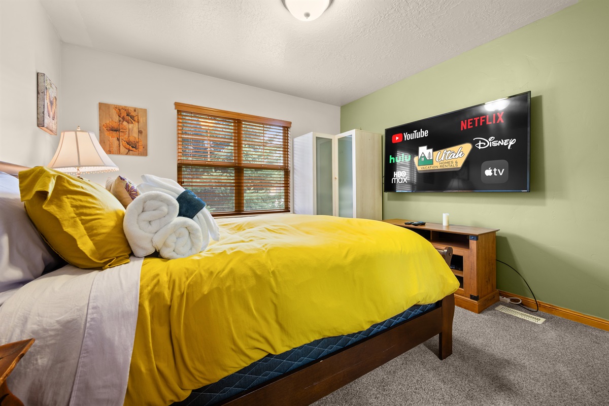 Drift off in a cozy bedroom perfect for restful nights.