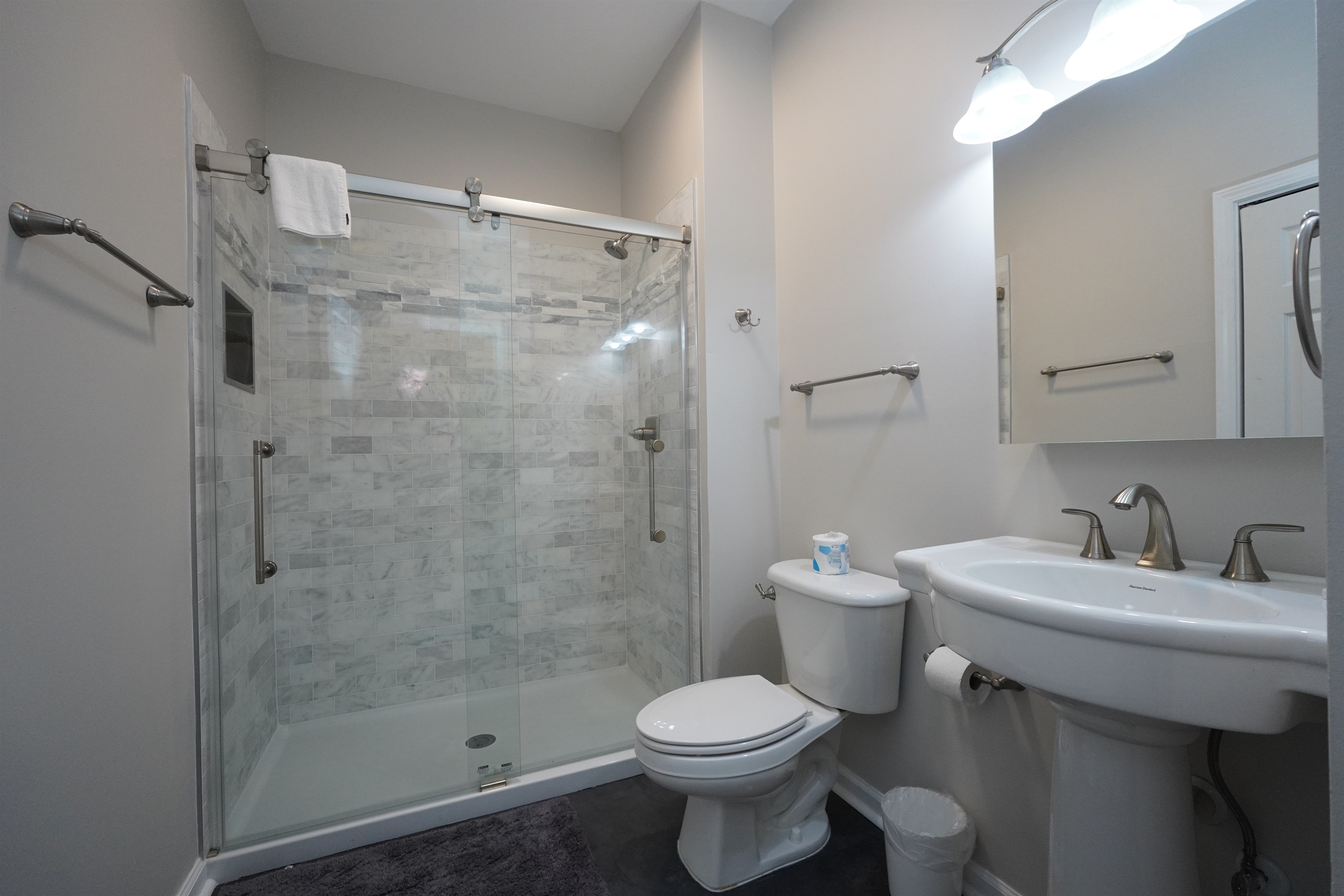 Hall Bath with Walk-In Shower