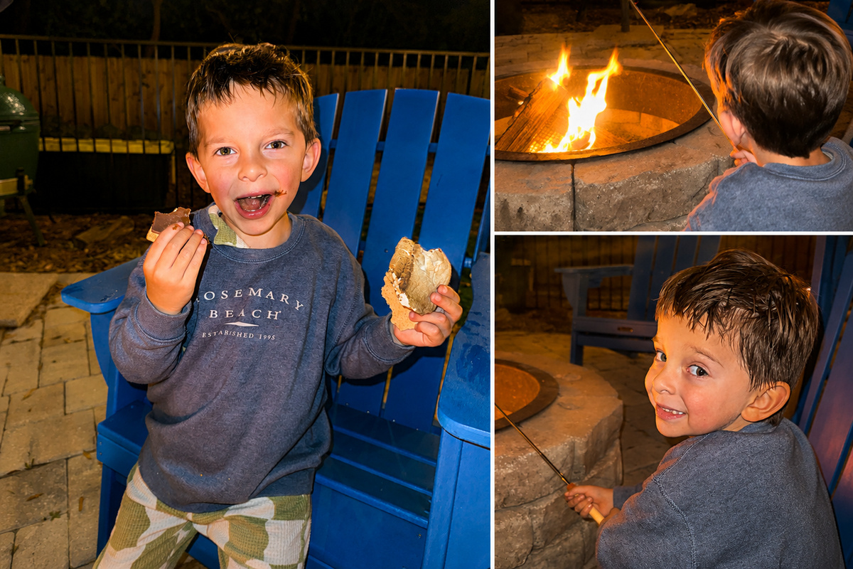 🔥 Gather Around the Fire Pit! Roast marshmallows, make s'mores, and enjoy cozy evenings under the café lights—the perfect way to end a day at the beach.