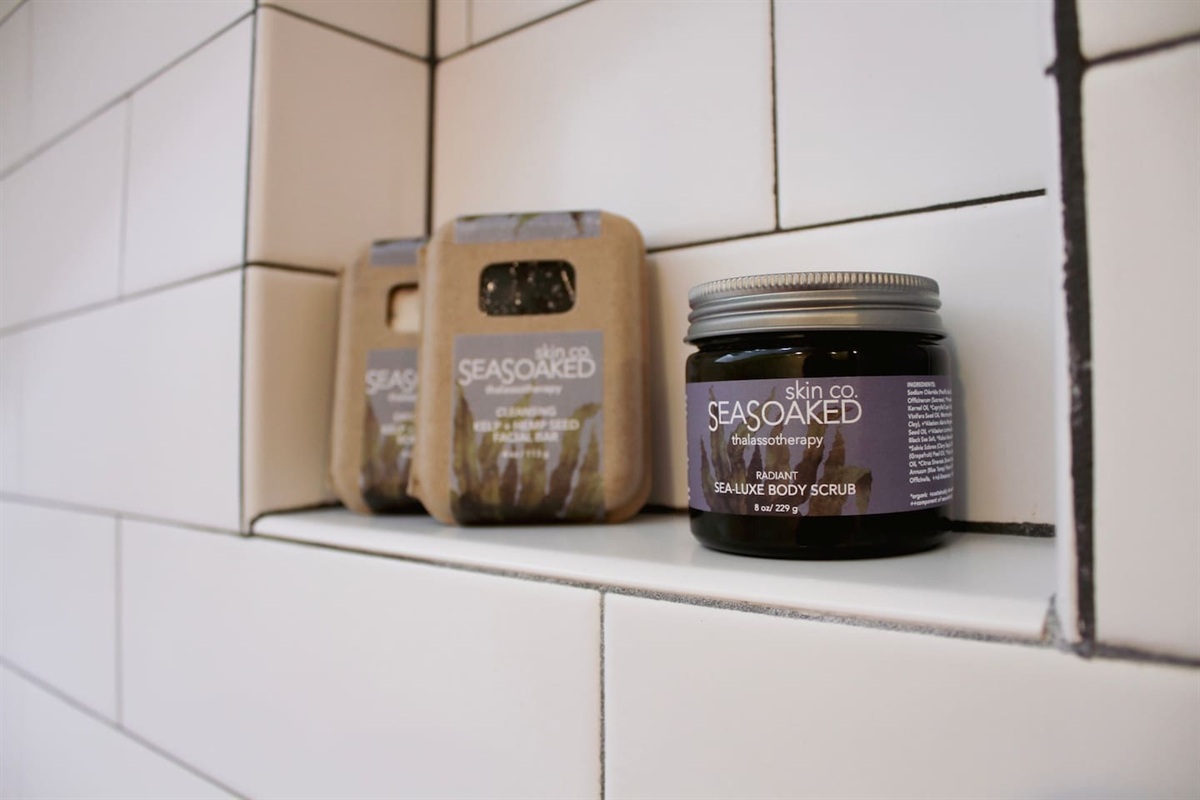 Locally made SeaSoaked body scrub