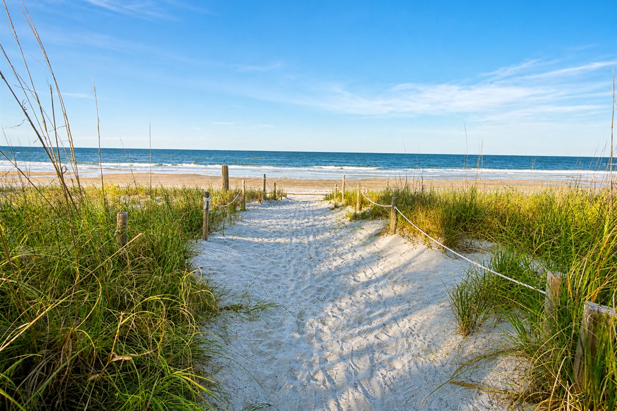Enjoy our beautiful, newly replenished beach! 