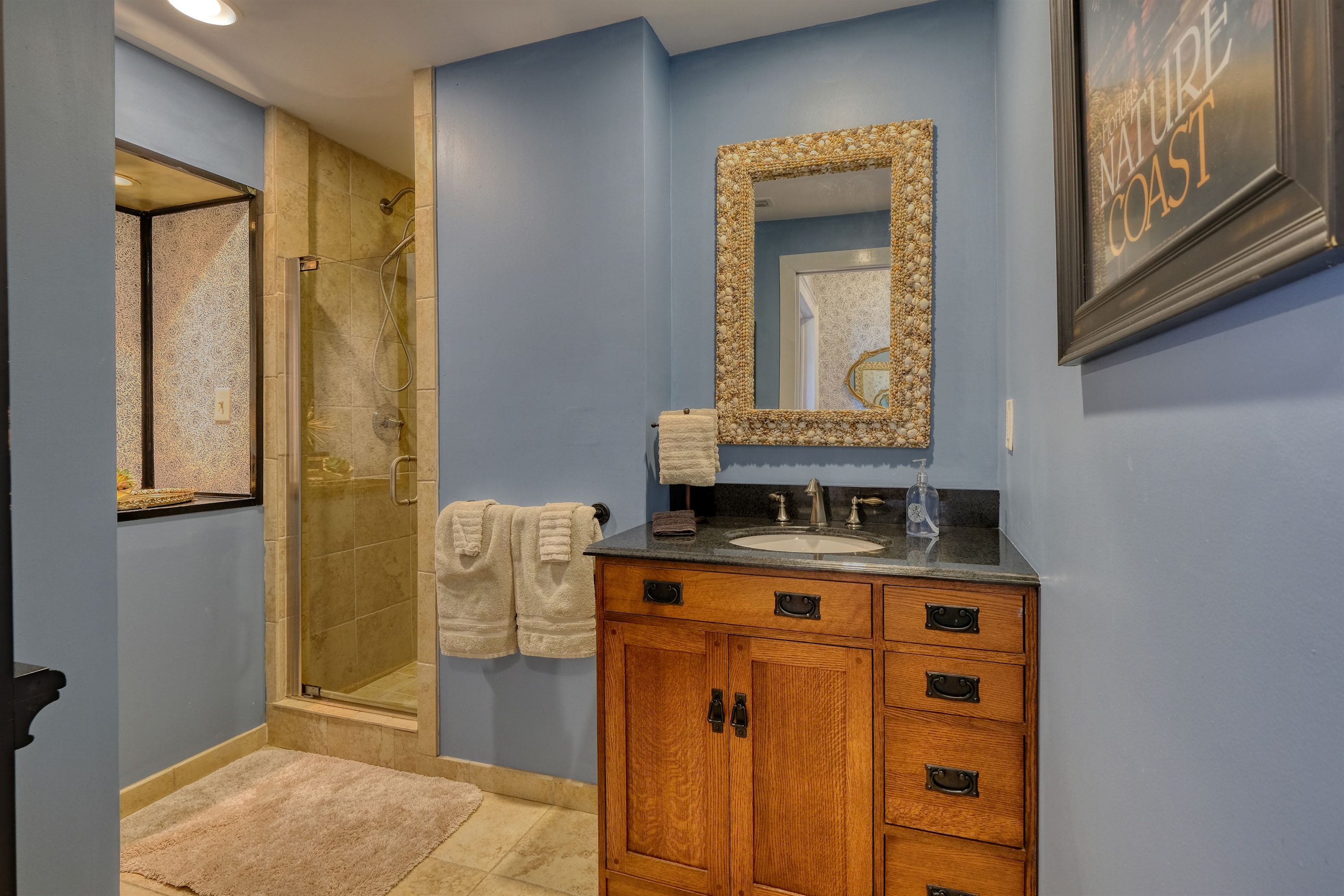 Main Floor Bathroom with Walk-in Shower