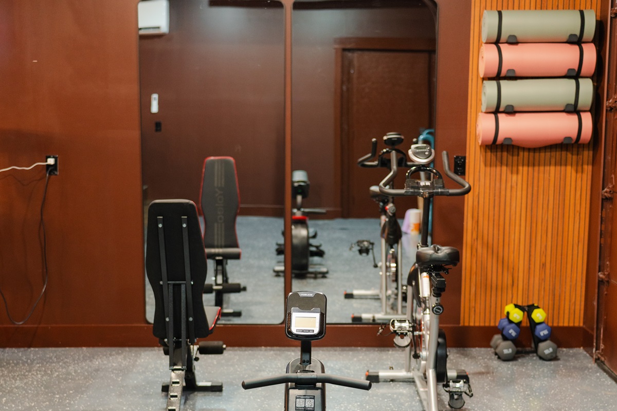 This private fitness space gives you a convenient spot to get a workout in during your stay.
