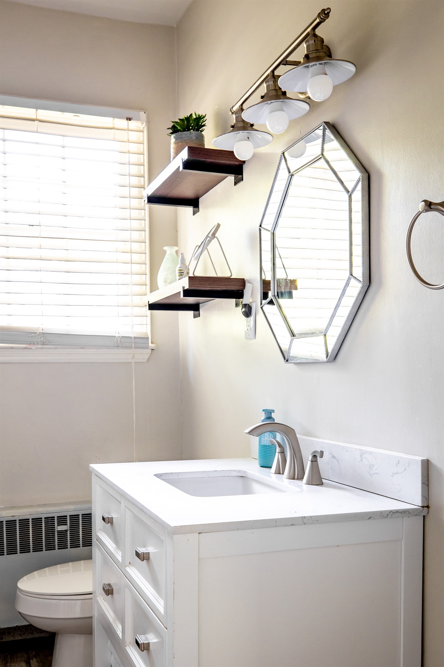 Downstairs hallway bathroom
