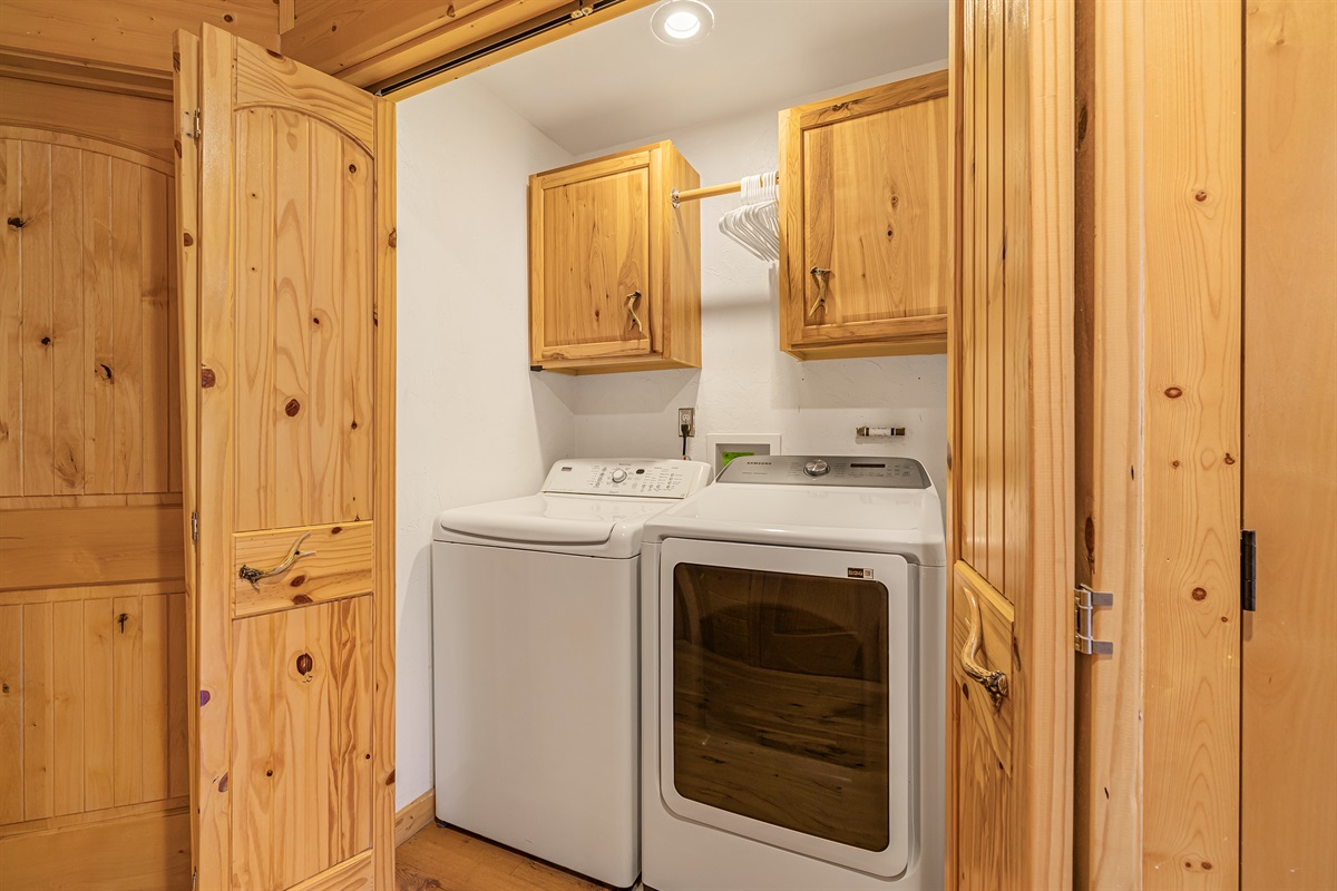 Full size washer and dryer