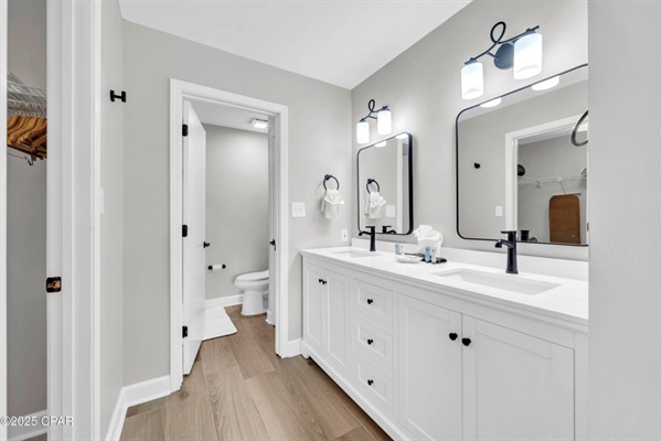 Master vanity area