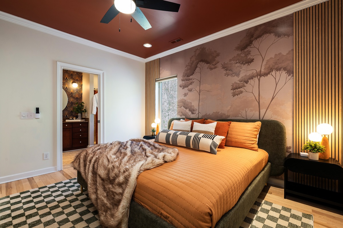 Spacious king bedroom with en suite access - designed for comfort and privacy within the home