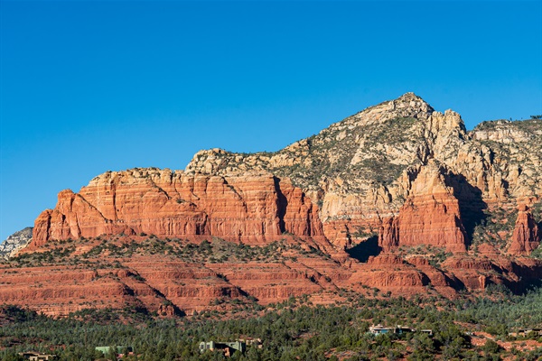 Surrounding mountains
