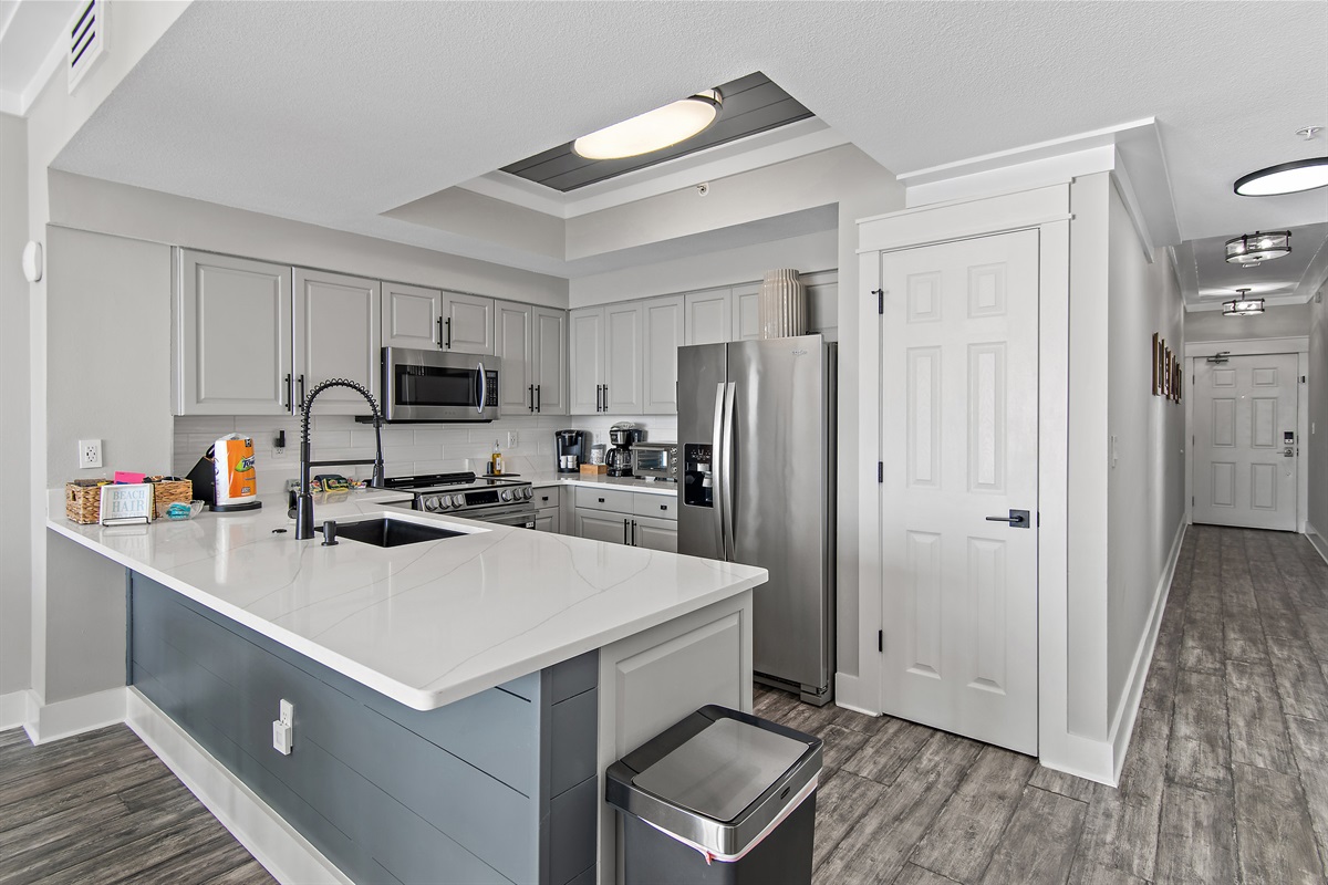 Imagine preparing a meal in this remodeled kitchen with this incredible view! Fully Stocked with Air Fryer, Crock Pot, and More than Just the Basics!